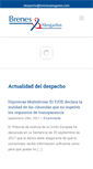 Mobile Screenshot of brenesabogados.com